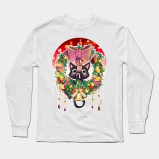 Festive cat 2021 Long Sleeve T-Shirt